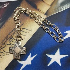 Silpada Silver Chunky 16” Chain Necklace